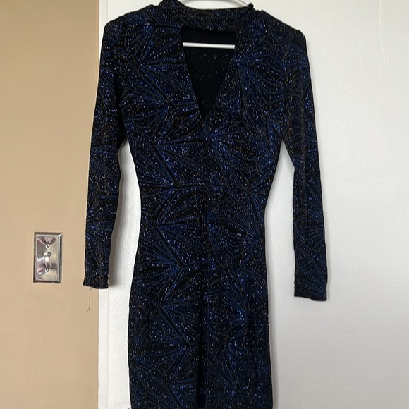 Topshop Blue Dress - Picture 3 of 4